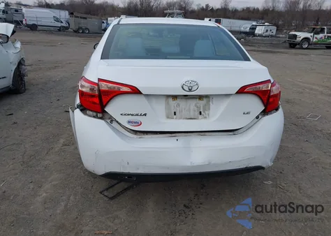 2017 Toyota Corolla Le из США, поврежденный, VIN 2T1BURHEXHC790460